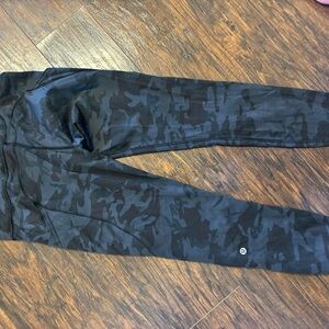 Lululemon Black Camouflage Joggers